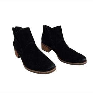 Kork-Ease RYDER Suede Ankle Boots in Black
